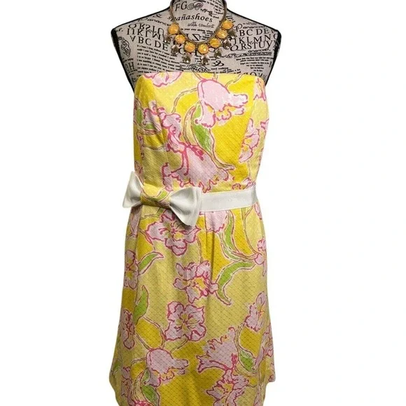 Lilly Pulitzer Strapless Dress - Picture 1 of 4